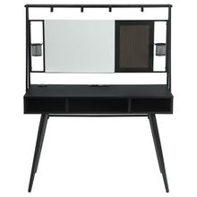 Load image into Gallery viewer, Darby - Writing Desk With USB Ports - Black