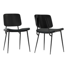Load image into Gallery viewer, Dining Parsons Chairs (Set of 2) - Black