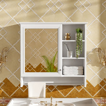 Load image into Gallery viewer, Wall Mount 2 In 1 Mirror Cabinet With Adjustable Shelf, Soft-Closing Hinges