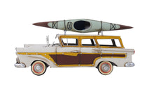 Load image into Gallery viewer, c1957 Ford Country Squire Station Wagon Sculpture - Yellow / White