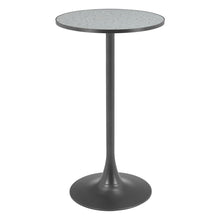 Load image into Gallery viewer, 24" Wood Rounded Bar Table - Gray