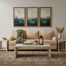 Load image into Gallery viewer, 3 Piece Solid Wood Distressed Sled Coffee And End Tables Set - Natural