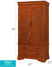 Load image into Gallery viewer, Elegant Traditional Armoire
