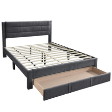 Load image into Gallery viewer, Contemporary Bed With Storage Drawer