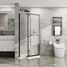 Load image into Gallery viewer, Durable Hardware Neo Angle Frameless Shower Door With Acrylic Base Combo