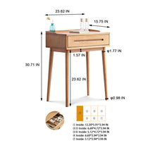 Load image into Gallery viewer, Dresser Bistro Table, 100% Solid Table Table Desk Top Table Dresser Compact Dresser Accessories Storage Drawer Natural Wood - Oak