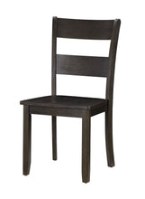 Load image into Gallery viewer, Wood Ladder Back Dining Side Chairs (Set of 2) - Walnut