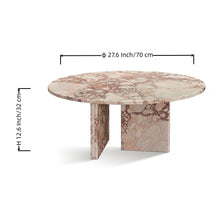 Load image into Gallery viewer, Luxury Coffee Table With Unique Veining, Unique Stone Design