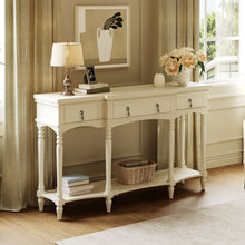 Load image into Gallery viewer, Retro Console Table With 3 Soft Close Drawers