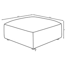 Load image into Gallery viewer, Jennifer - Square Ottoman