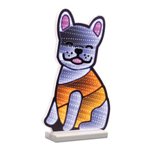 Load image into Gallery viewer, Dog Tabletop Sign With LED - White / Orange
