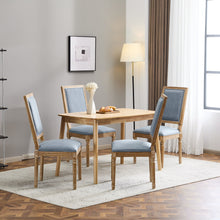 Load image into Gallery viewer, French Country Style Dining Chair With Upholstered Seating And Fluted Legs
