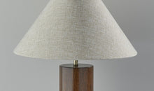 Load image into Gallery viewer, Wood Block Table Lamp - Canopy Walnut