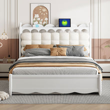 Load image into Gallery viewer, Storage Platform Bed, With 2 Big Drawers, Trundle, One Set Of Sockets & USB Ports