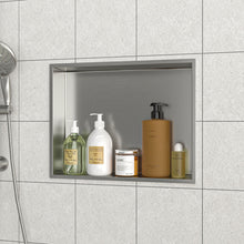 Load image into Gallery viewer, Stainless Steel Shower Niche With Seamless Design For Bathroom Storage
