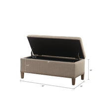 Load image into Gallery viewer, Modern Tufted Top Soft Close Storage Bench