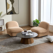Load image into Gallery viewer, Pumpkin Shaped Swivel Accent Chair, 360 Degree Rotation For Living Room