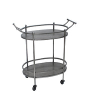Load image into Gallery viewer, Antique Oval Service Cart - Bronze