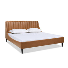 Load image into Gallery viewer, Aspen - Vertical Tufted Modern Headboard Platform Bed Set