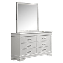 Load image into Gallery viewer, 1 Piece Dresser Of Drawers Bedroom Furniture With Diamond Accent Handles, Drawer Box - White