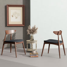 Load image into Gallery viewer, Retro Dining Chairs With Ergonomic Back (Set of 2)