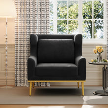 Load image into Gallery viewer, Elegant Curved Armrest Accent Armchair