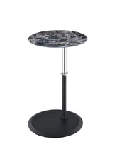 Load image into Gallery viewer, Orbit - 15.5" End Table With Height Adjustable Marble Textured Top