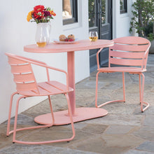 Load image into Gallery viewer, 3 Piece Elegant Outdoor Bistro Set With 2 Chairs And Oval Table