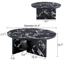 Load image into Gallery viewer, Versatile Round Coffee Table For Various Interior Styles