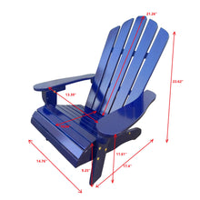 Load image into Gallery viewer, Outdoor Or Indoor Children Adirondack Chair