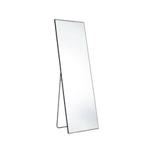 Load image into Gallery viewer, 63" Metal Freestanding And Wall Mount Framed Full Length Mirror - Black