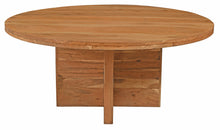 Load image into Gallery viewer, Solid Wood Pedestal Base Round Top Dining Table (488703) - Natural
