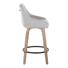 Load image into Gallery viewer, Hannah - Transitional Fixed Height Counter Stool With Swivel With Round Footrest (Set of 2)