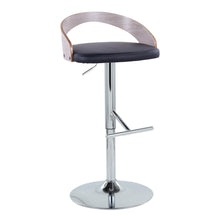 Load image into Gallery viewer, Grotto - Contemporary Adjustable Height Barstool With Swivel With Straight T Footrest (Set of 2)