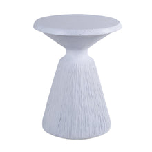 Load image into Gallery viewer, Outdoor End Table, Round Garden Stool - Aqua Gray