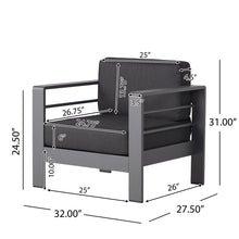 Load image into Gallery viewer, Cape Coral - Club Chair - Dark Gray