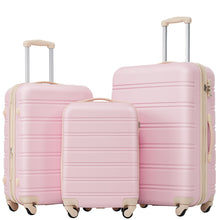Load image into Gallery viewer, 3 Piece Luggage Set Hardside Spinner Suitcase With Tsa Lock 20" 24" 28"