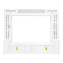 Load image into Gallery viewer, Wall Unit Entertainment Center With Bookshelves For TVs Up To 80"