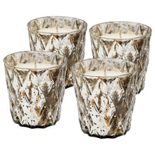 Load image into Gallery viewer, Scented Soy Wax Candle (Set of 4) - Silver