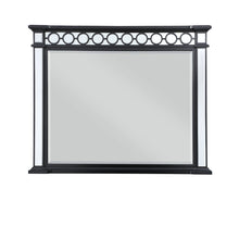 Load image into Gallery viewer, 42" Framed Mounted Dresser Mirror - Gunmetal