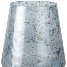 Load image into Gallery viewer, Round Seeded Table Vase - Blue