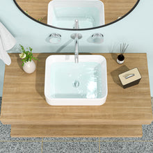 Load image into Gallery viewer, Modern European Design Ceramic Rectangular Vessel Bathroom Sink
