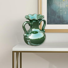 Load image into Gallery viewer, Amphora Table Vase (568855) - Hunter Green