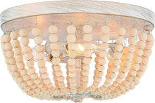 Load image into Gallery viewer, Unique Statement Three Light Metal Dimmable Flush Chandelier - Gold / White