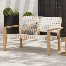 Load image into Gallery viewer, Woven Rope Outdoor Deep Seating Porch Loveseat For Garden