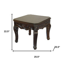 Load image into Gallery viewer, Wood Square End Table - Espresso