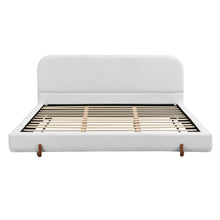 Load image into Gallery viewer, Elegant Upholstered Bed Frame