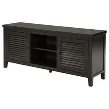 Load image into Gallery viewer, Sutter - 2 Door TV Stand With Mission Design - Dark Brown