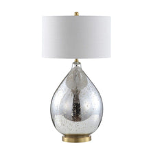 Load image into Gallery viewer, Novelty Table Lamp With Globe Shade - Silver