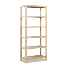 Load image into Gallery viewer, Ellis - 5 Shelf Open Frame Bookcase - Natural
